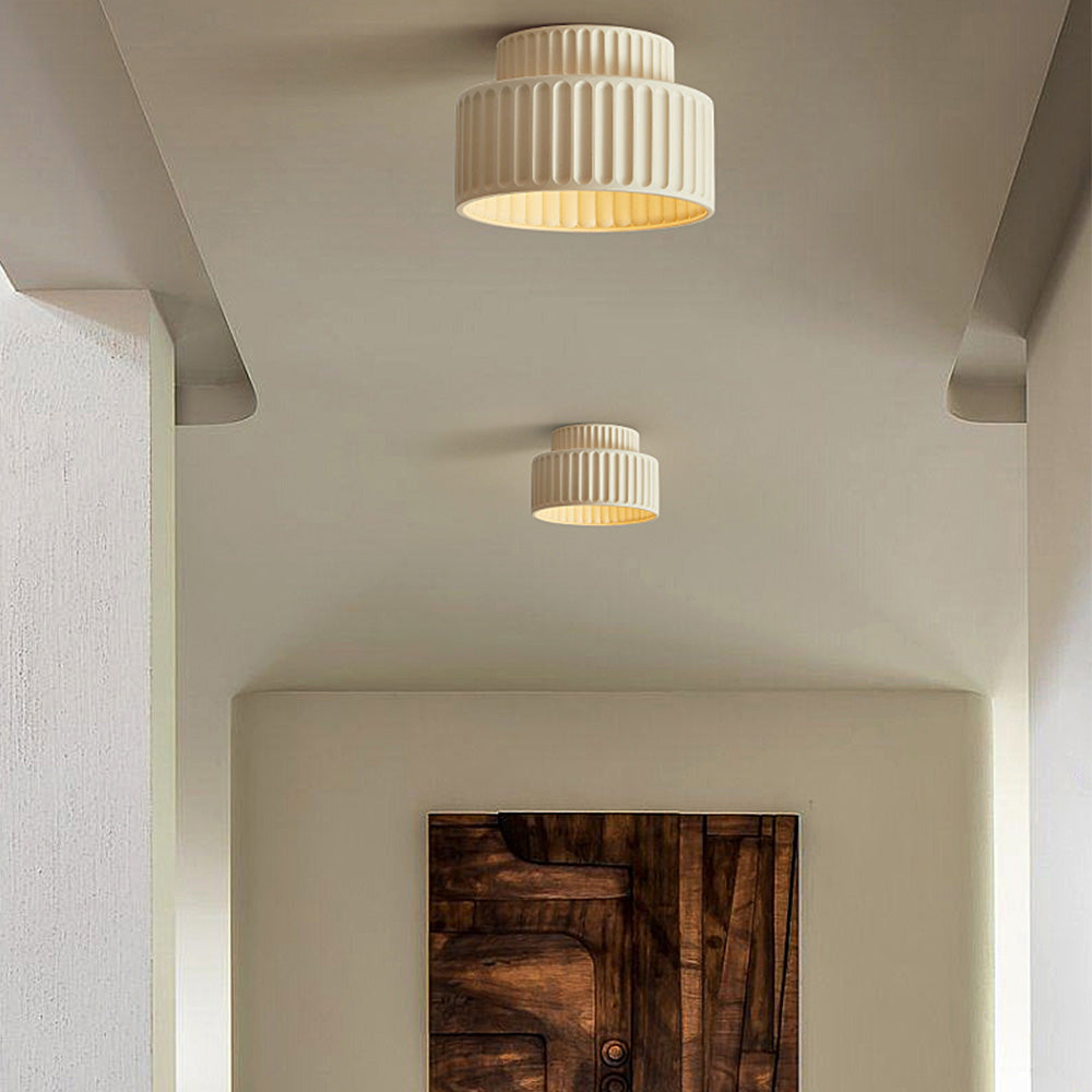 Vintage Crème Stijl Geschilderde Plafondlamp