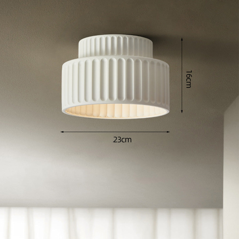 Vintage Crème Stijl Geschilderde Plafondlamp