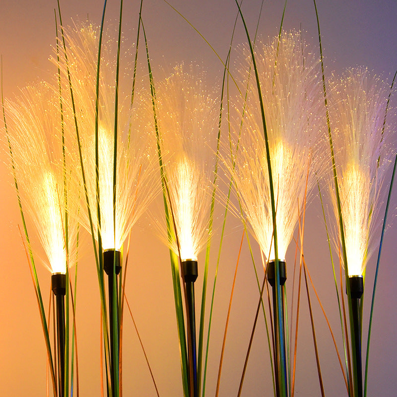 Solar Rieten Tuinlamp - Kleurrijke LED Tuinverlichting met IP65 Waterdichte Bescherming