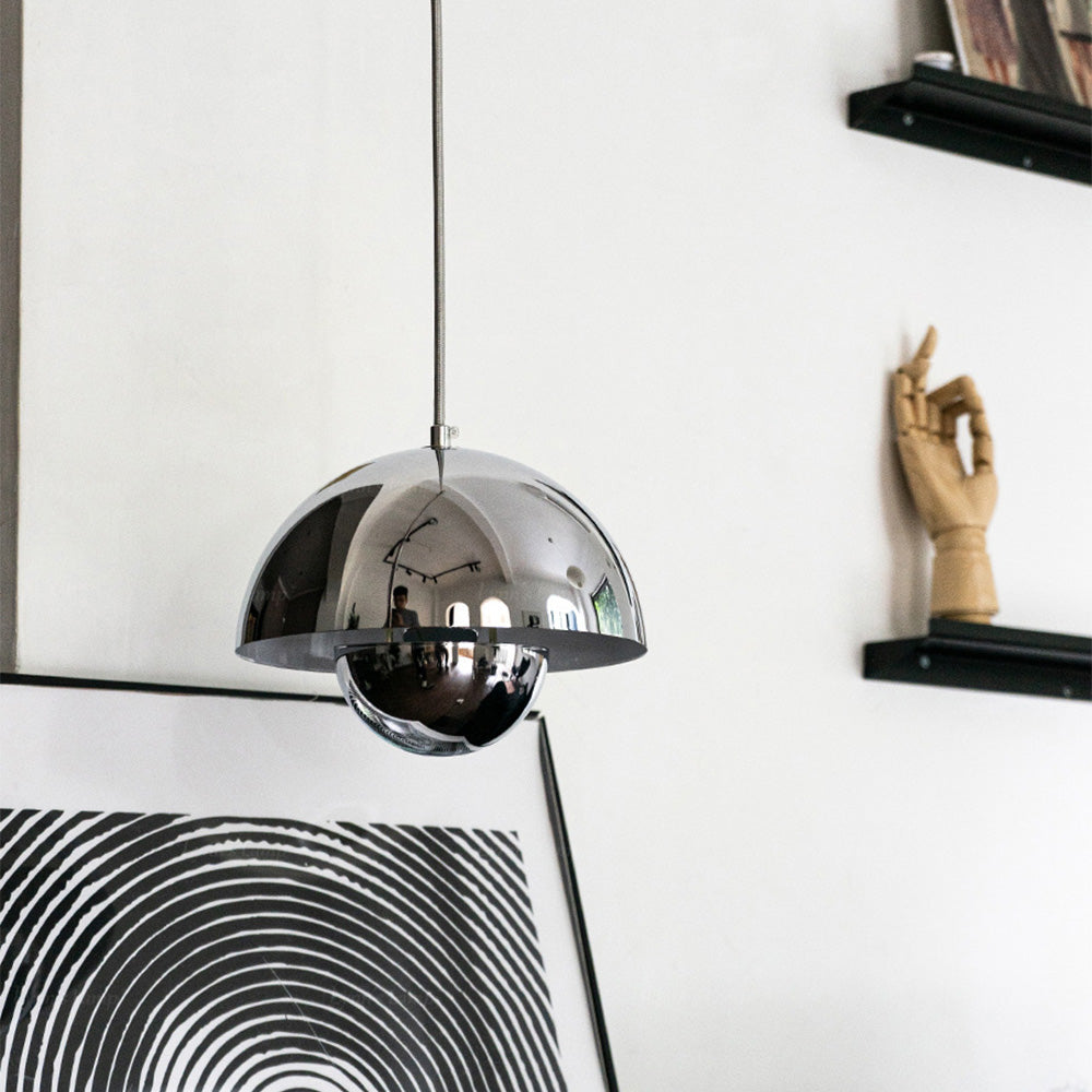 Vintage Hanglamp Meerdere Kleuren Paddenstoelvormige Hanglampen