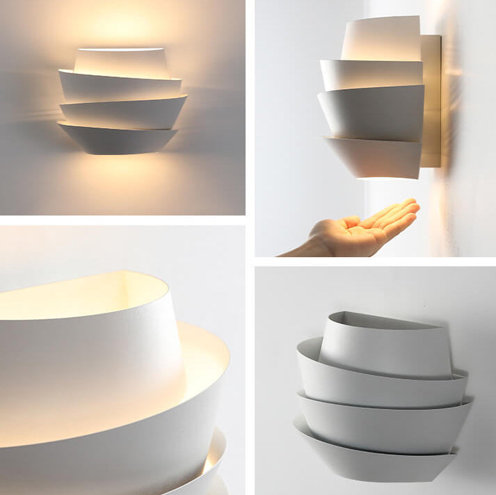 Moderne Minimalistische Halve Cilinder Wandlamp met 2 Lampen voor Stijlvolle Verlichting