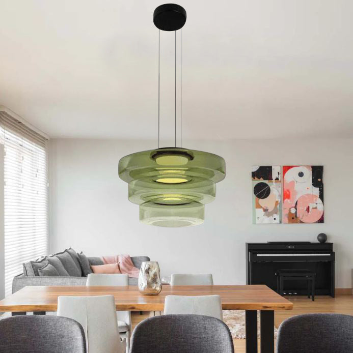 Nordic Postmoderne Creatieve Glazen Hanglamp voor Keukeneiland