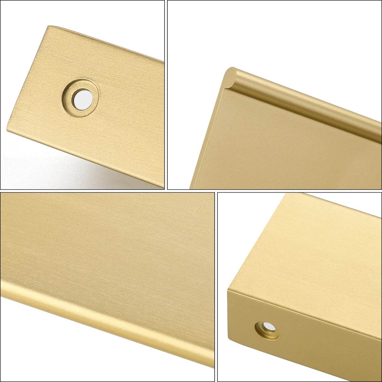 Zwarte Keukenkast Vinger Rand Ladegrepen