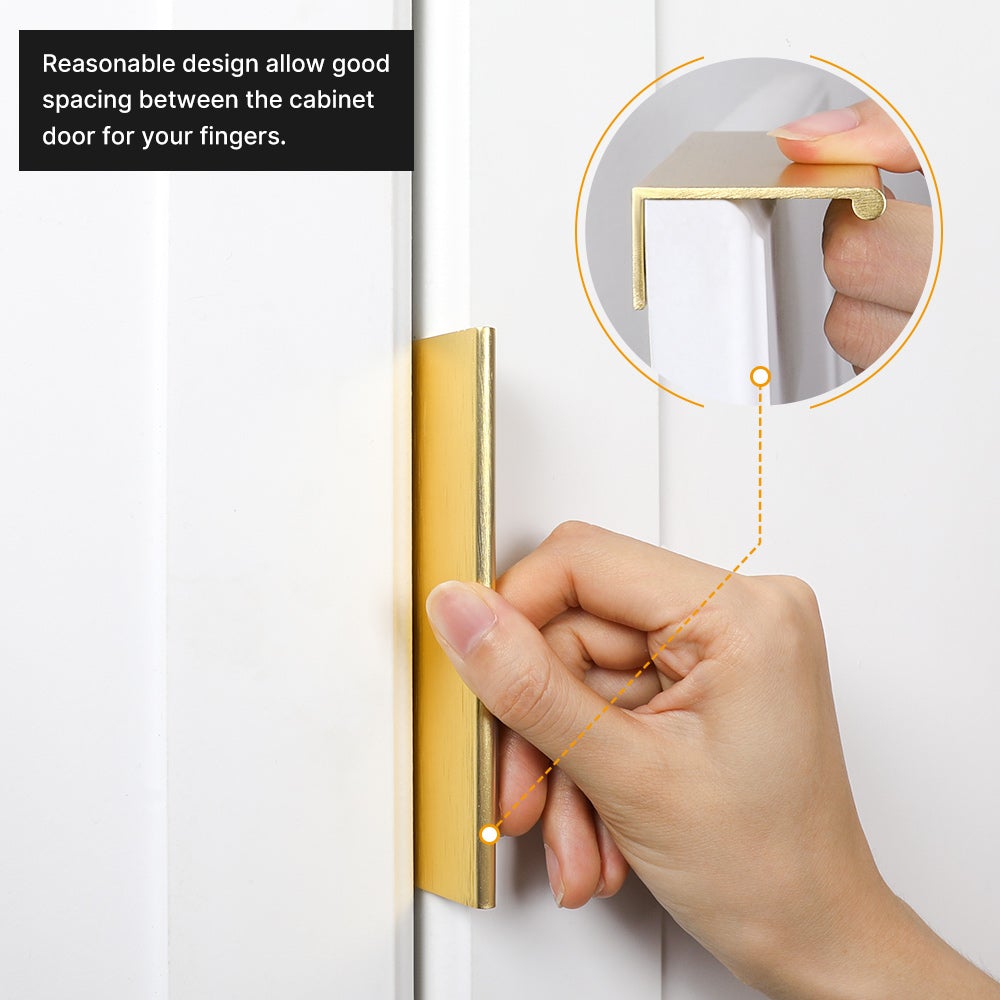 Zwarte Keukenkast Vinger Rand Ladegrepen