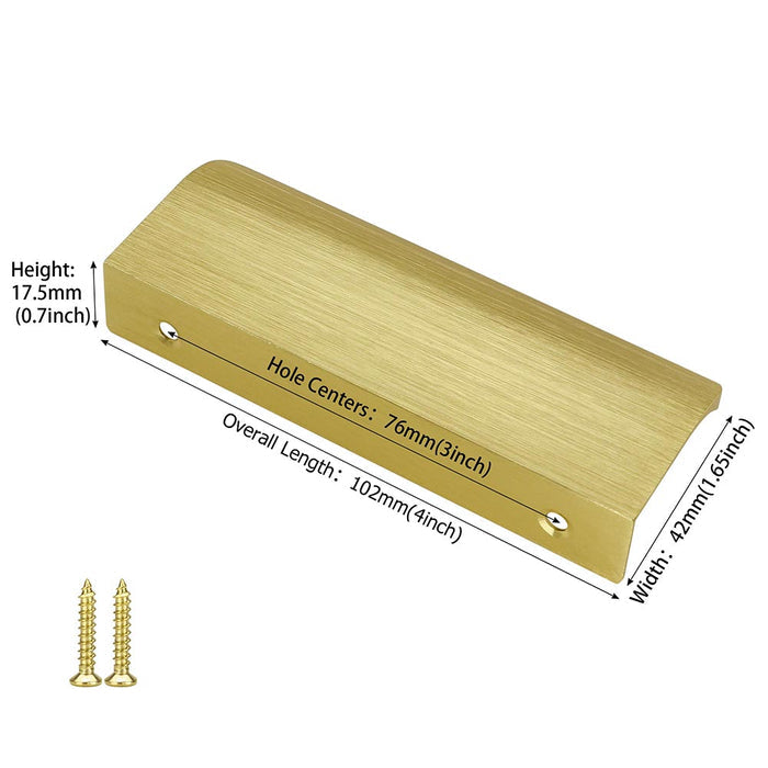 Rand Ladegrepen Gouden Kastdeur Handgrepen Hardware