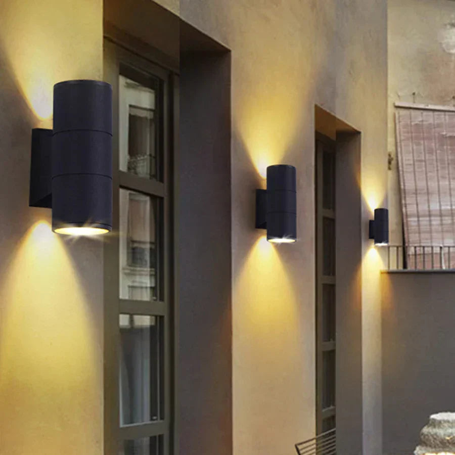 Aluminium Buitenwandlamp met LED - Moderne Verlichting voor Tuin en Terras
