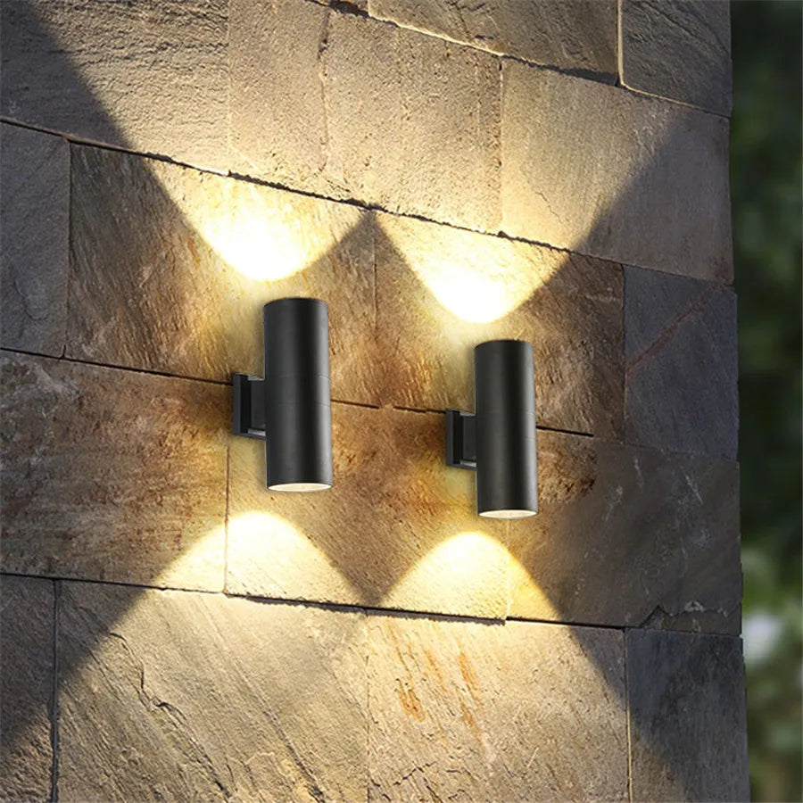 Aluminium Buitenwandlamp met LED - Moderne Verlichting voor Tuin en Terras
