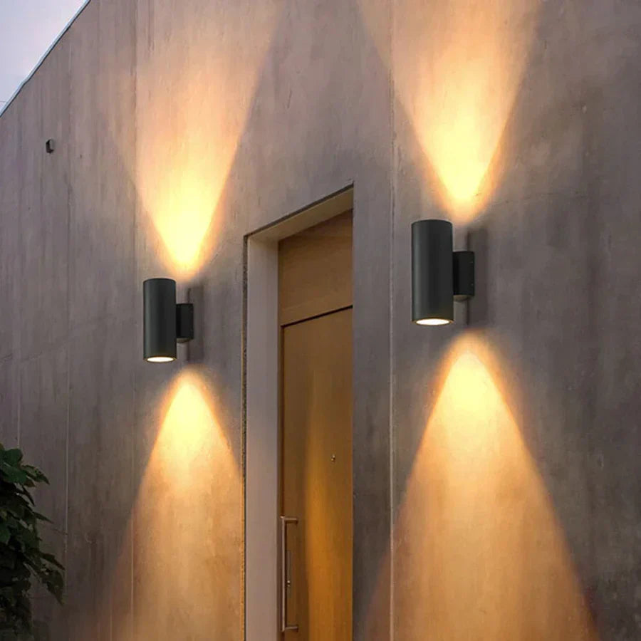 Aluminium Buitenwandlamp met LED - Moderne Verlichting voor Tuin en Terras