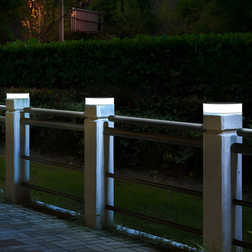 Ronde en Vierkante LED Waterdichte Buiten Solar Dekverlichting Gazonlampen