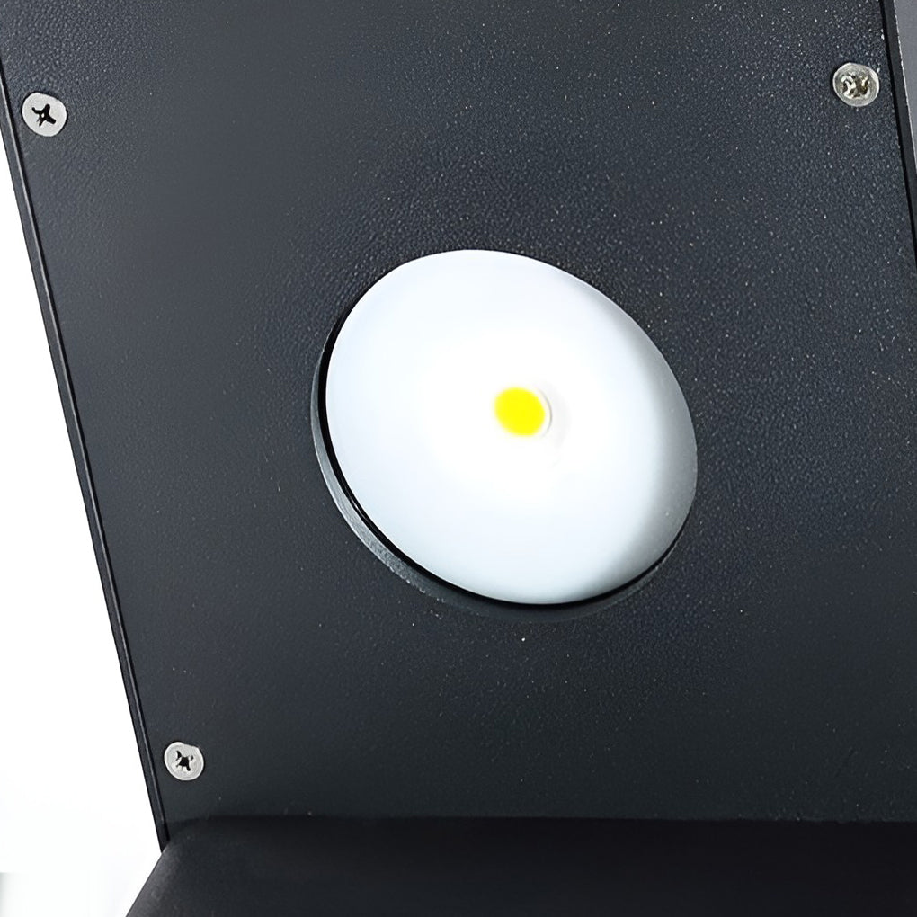 Minimalistische Waterdichte LED Zwarte Moderne Buiten Solar Padverlichting Gazonlampen