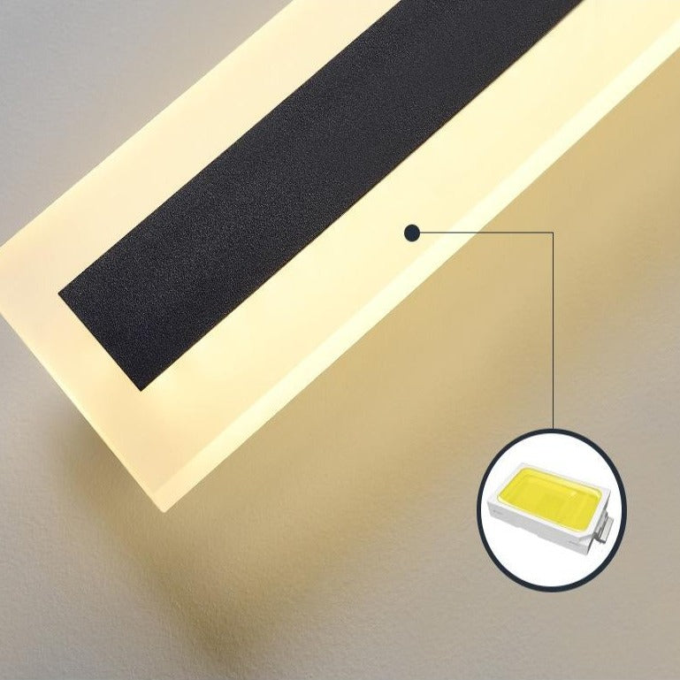 Grote Outdoor Moderne Lineaire Wandlamp