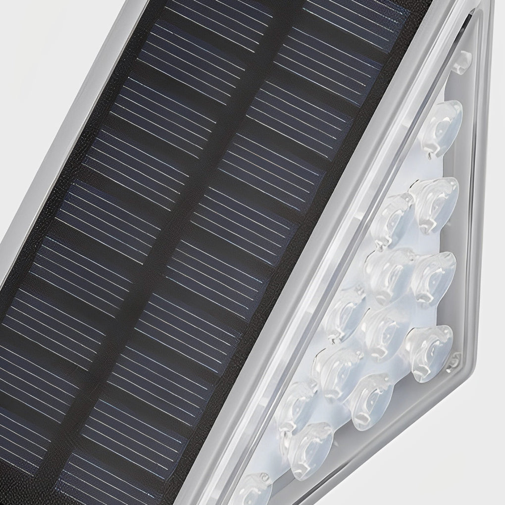 Driehoekige Intelligente Waterdichte LED Solar Buiten Trapverlichting