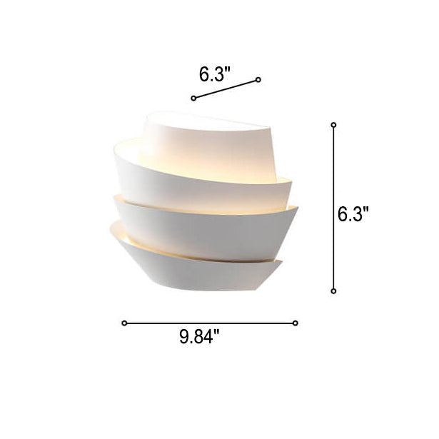 Moderne Minimalistische Halve Cilinder Wandlamp met 2 Lampen voor Stijlvolle Verlichting