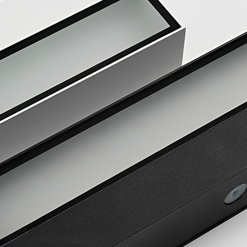 Minimalistische Strip Waterdichte LED Zwarte Moderne Buitenmuur Washer Licht