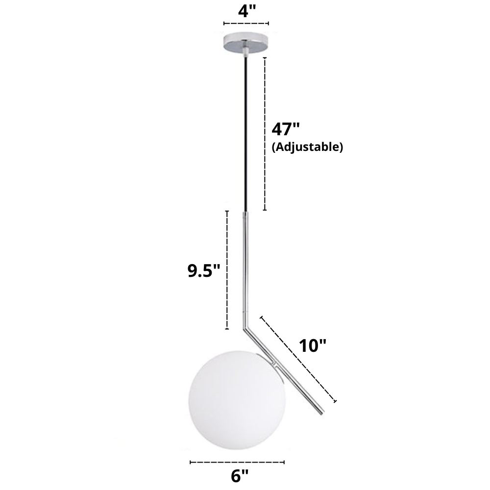 Nordic Glazen Hanglampen