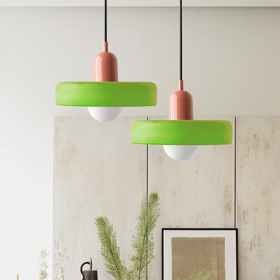 NordicGlass Plafondhanglamp - Scandinavische Designlamp met Verstelbare Hoogte en Glazen Kap