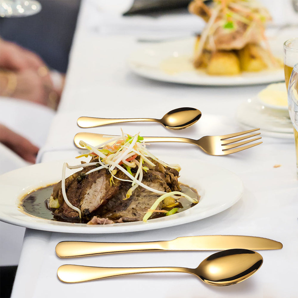 Roestvrijstalen Bestekset – 20-Delige Dinerset voor 4 Personen – Luxe en Duurzaam Design voor Elke Maaltijd