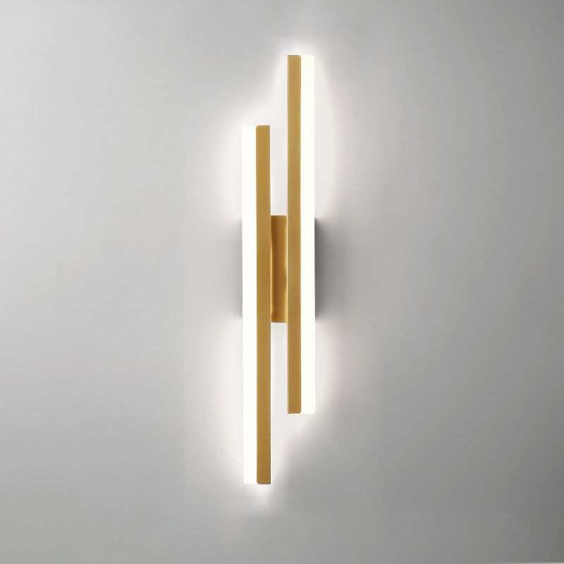 Alana Moderne LED Wandlamp - Elegante Zwart/Gouden Wandverlichting voor Woonkamer en Slaapkamer