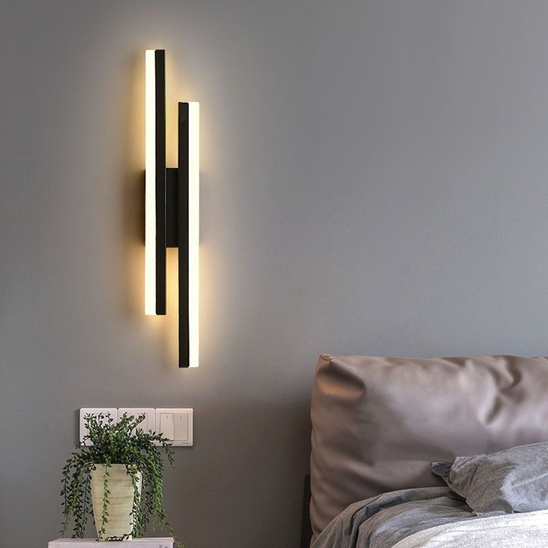 Alana Moderne LED Wandlamp - Elegante Zwart/Gouden Wandverlichting voor Woonkamer en Slaapkamer