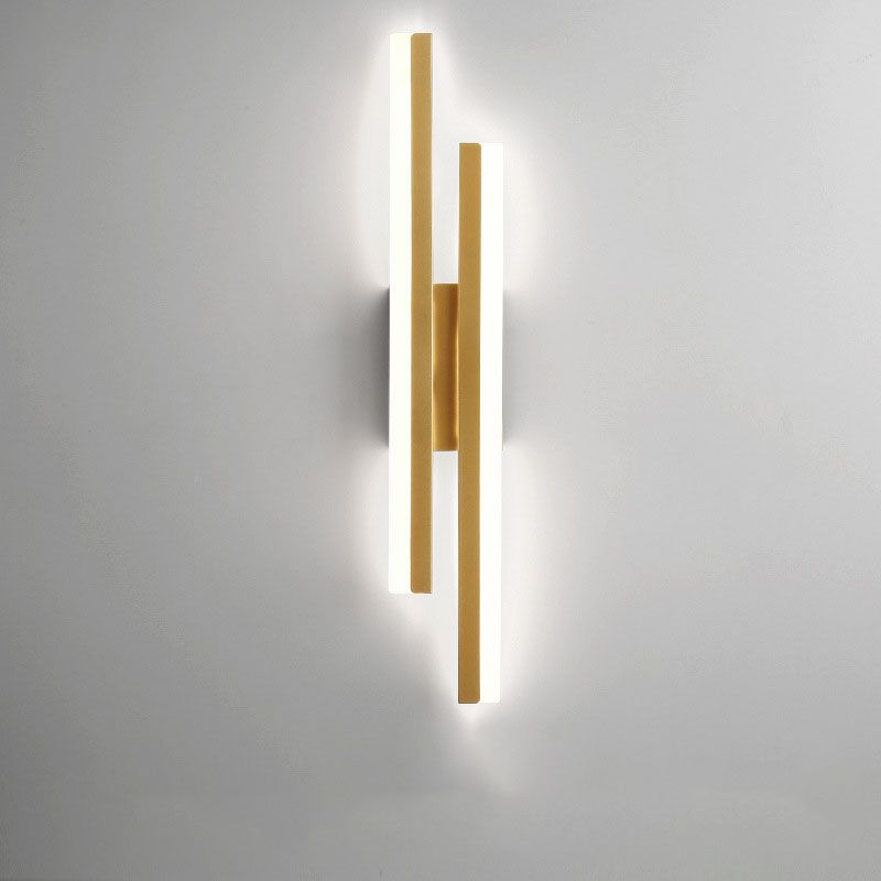 Alana Moderne LED Wandlamp - Elegante Zwart/Gouden Wandverlichting voor Woonkamer en Slaapkamer