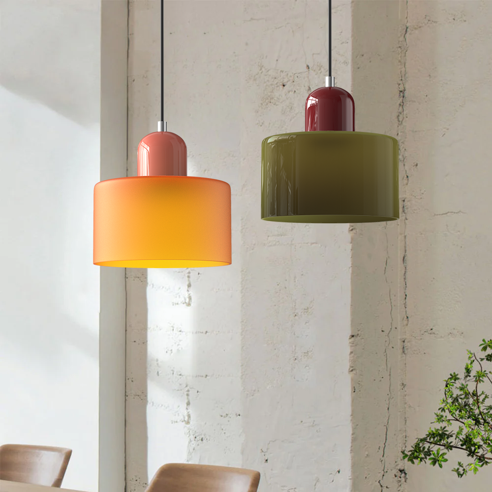 Bauhaus Kleine Glazen Hanglamp
