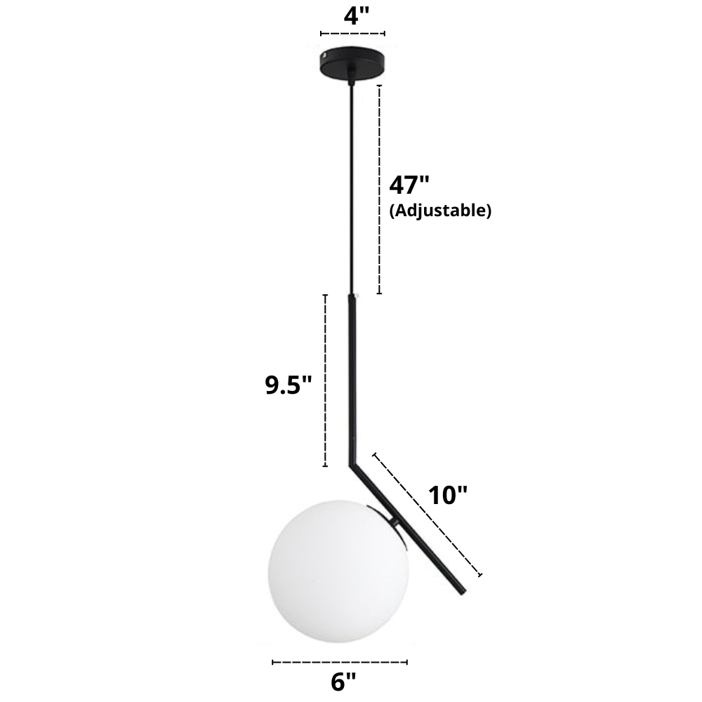 Nordic Glazen Hanglampen