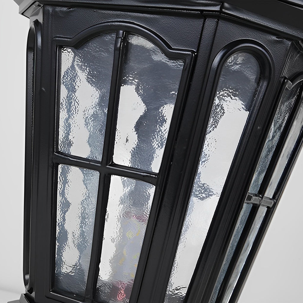 Retro Paviljoen Vorm Waterdichte LED Solar Aangedreven Schuttinglampen