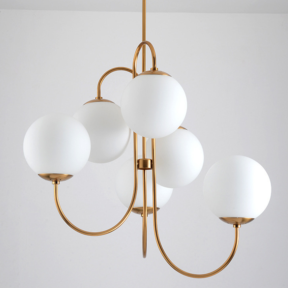 Metaal Glazen Zwanenhals Kroonluchters