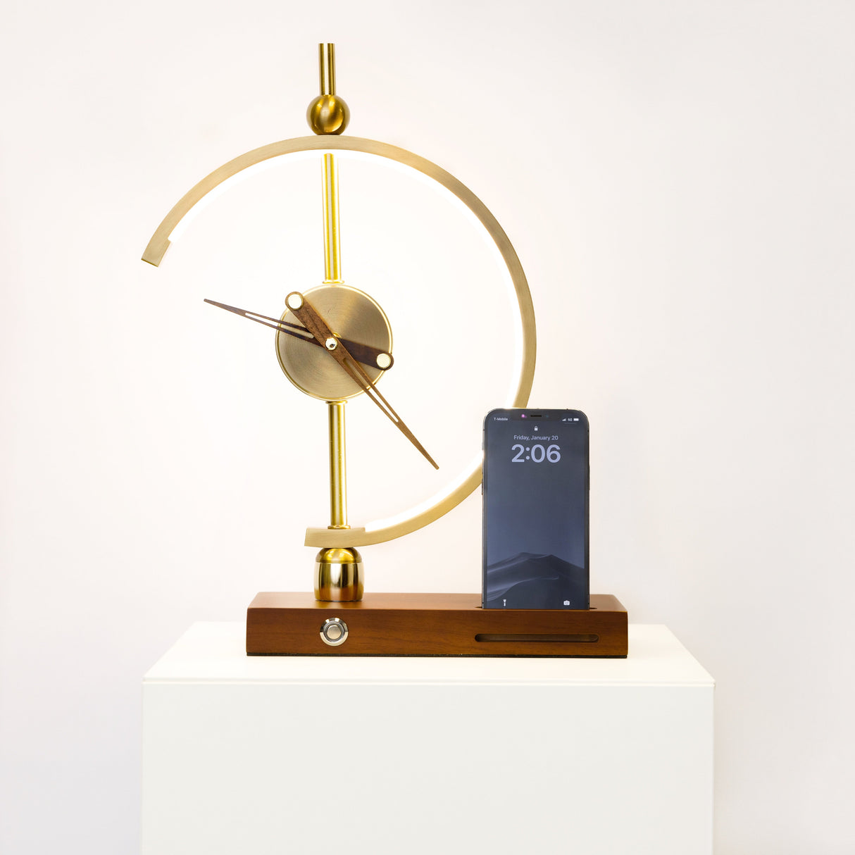 Minuit Klok Lamp