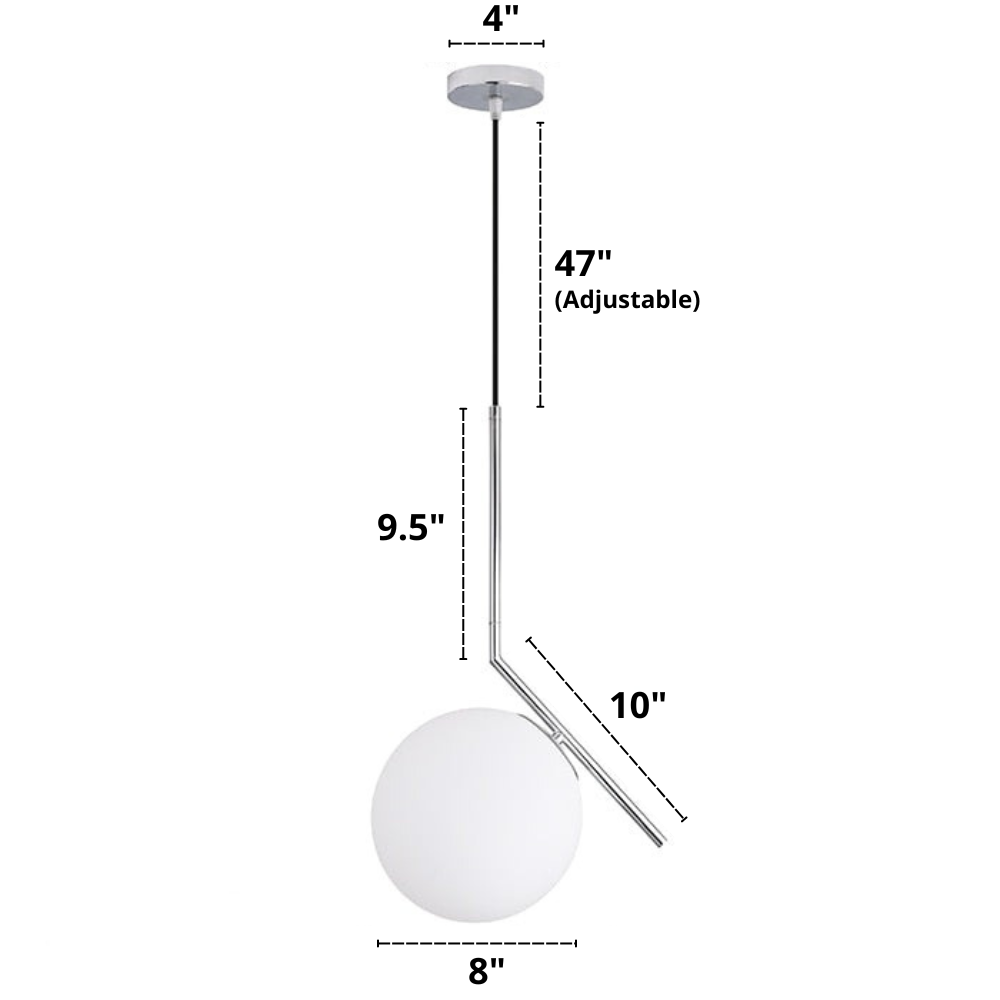 Nordic Glazen Hanglampen