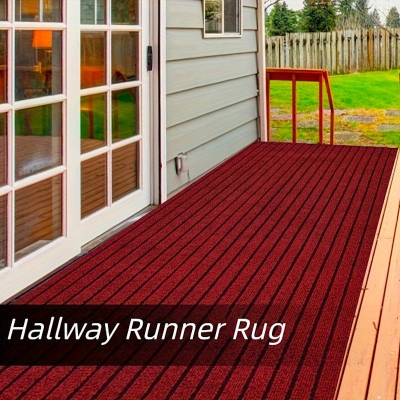 Antislip Lange Loper – Wasbare Tapijt met Rubberen Onderkant voor Binnen & Buiten | Perfect voor Hal & Balkon