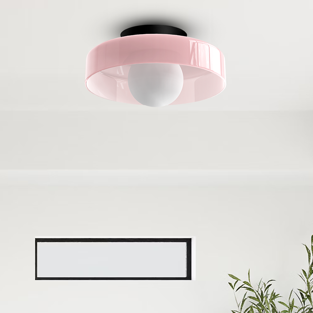 Glazen Ronde LED Plafondlamp