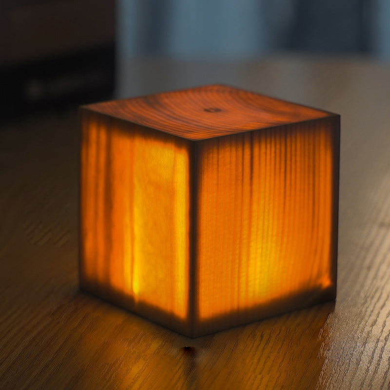 Draadloze LED Tafellamp met Touch Bediening | Oplaadbare Accu | Houtnerf Design | Verstelbare Helderheid