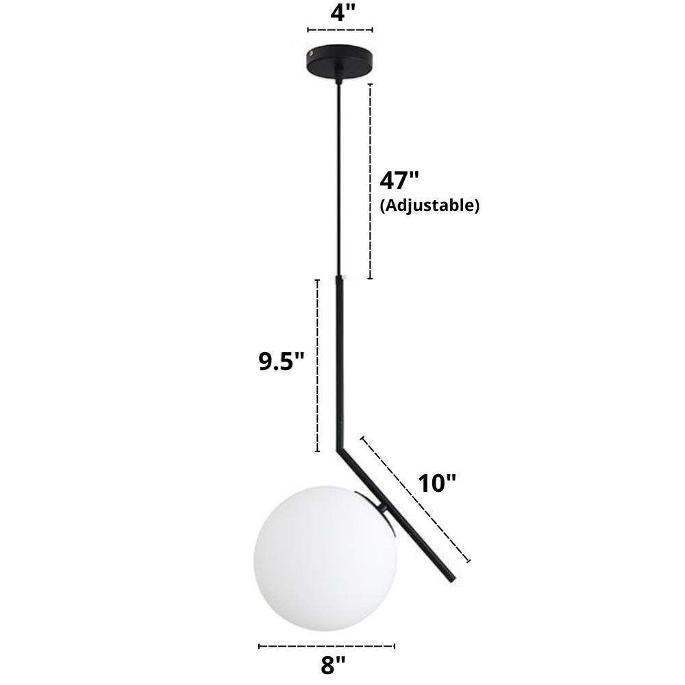 Nordic Glazen Hanglampen
