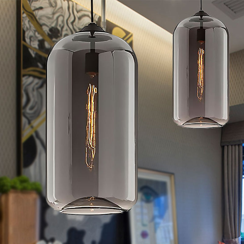 Cylindrische Hanglamp Modern Glasontwerp
