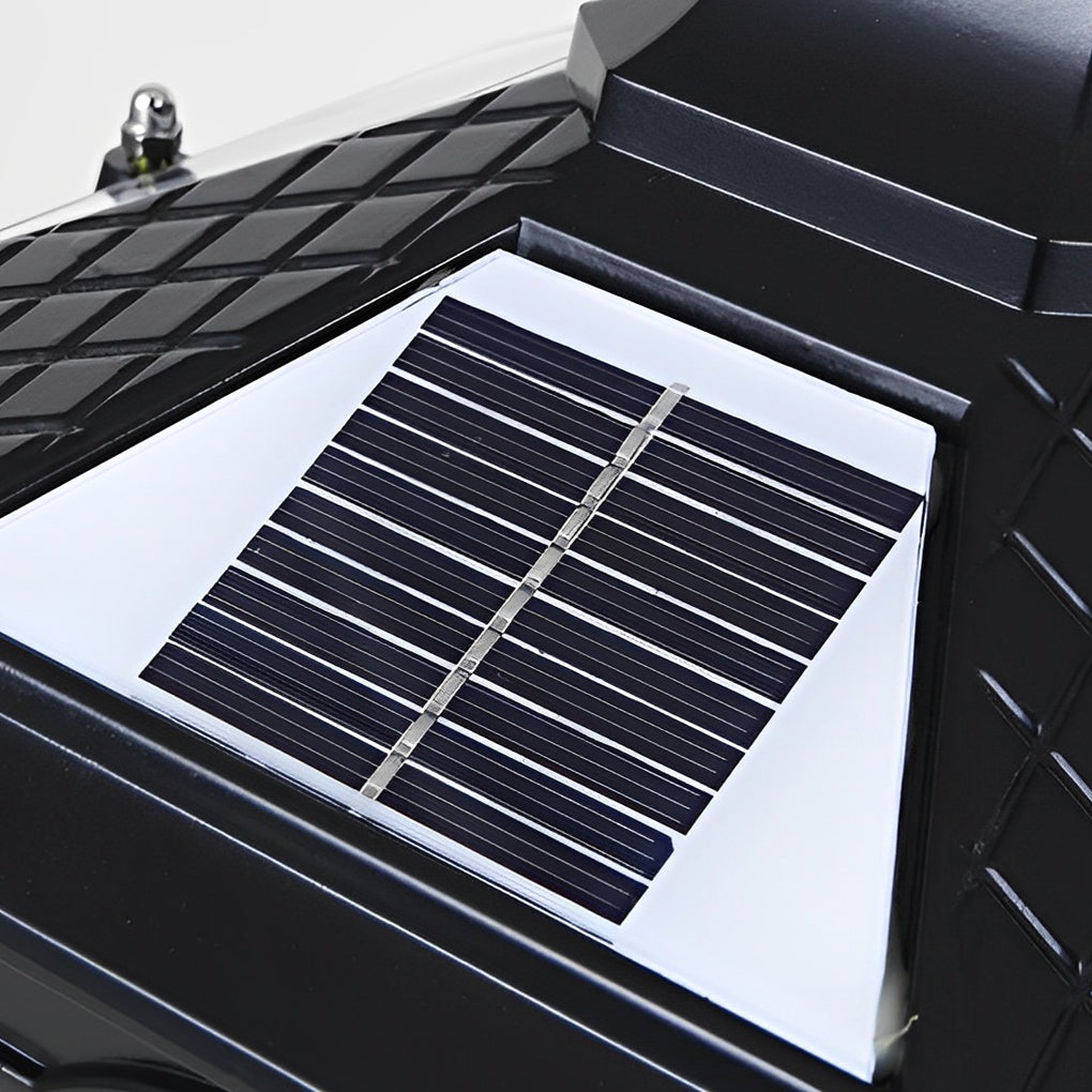 Retro Paviljoen Vorm Waterdichte LED Solar Aangedreven Schuttinglampen