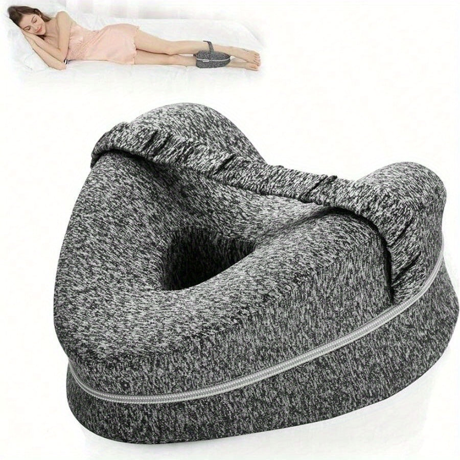 Ergonomisch Kniekussen voor Zijslapers - Ondersteunend Memory Foam met Wasbare Hoes