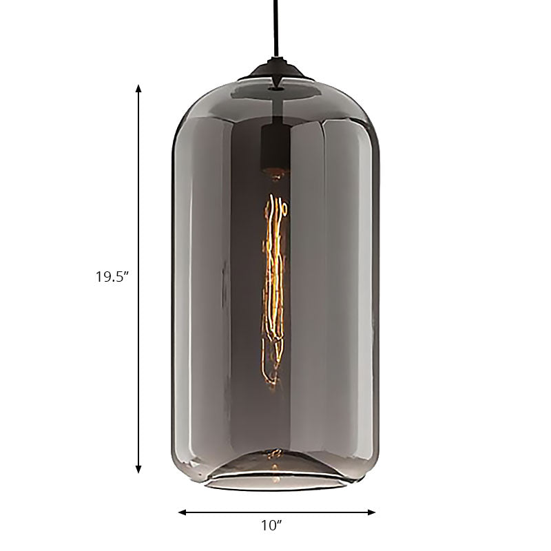Cylindrische Hanglamp Modern Glasontwerp