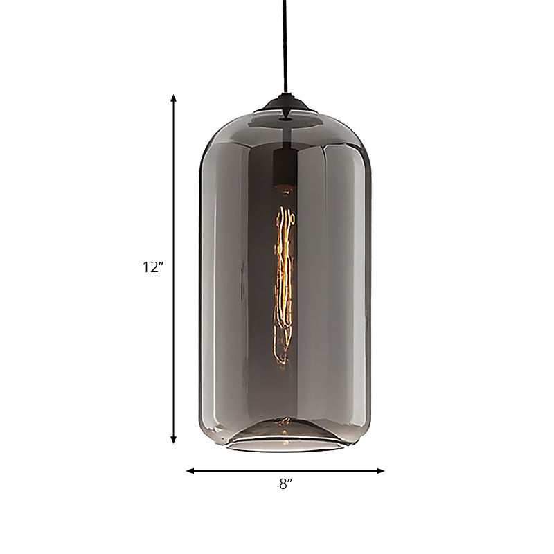 Cylindrische Hanglamp Modern Glasontwerp