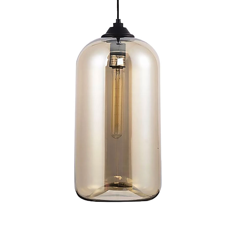 Cylindrische Hanglamp Modern Glasontwerp