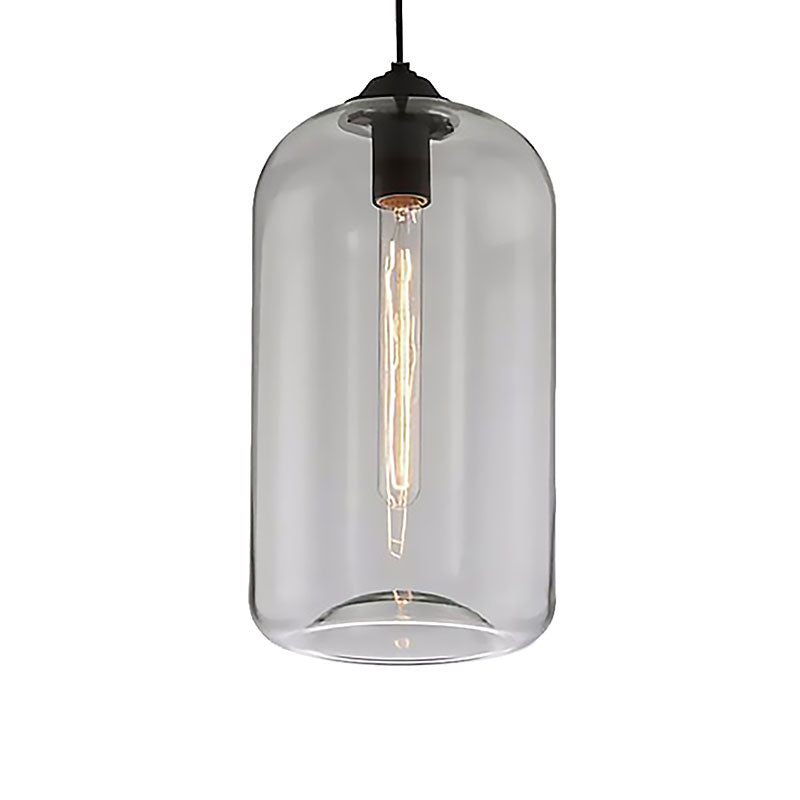 Cylindrische Hanglamp Modern Glasontwerp