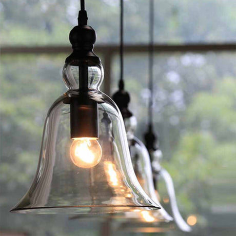 Rustieke Glazen Hanglamp Industrieel Ontwerp