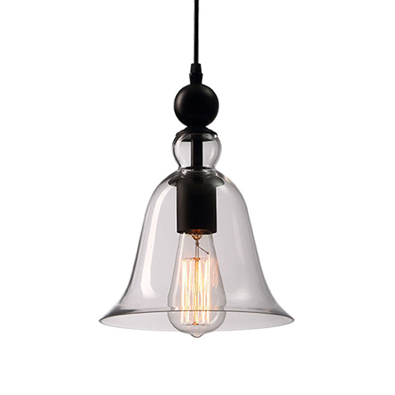 Rustieke Glazen Hanglamp Industrieel Ontwerp
