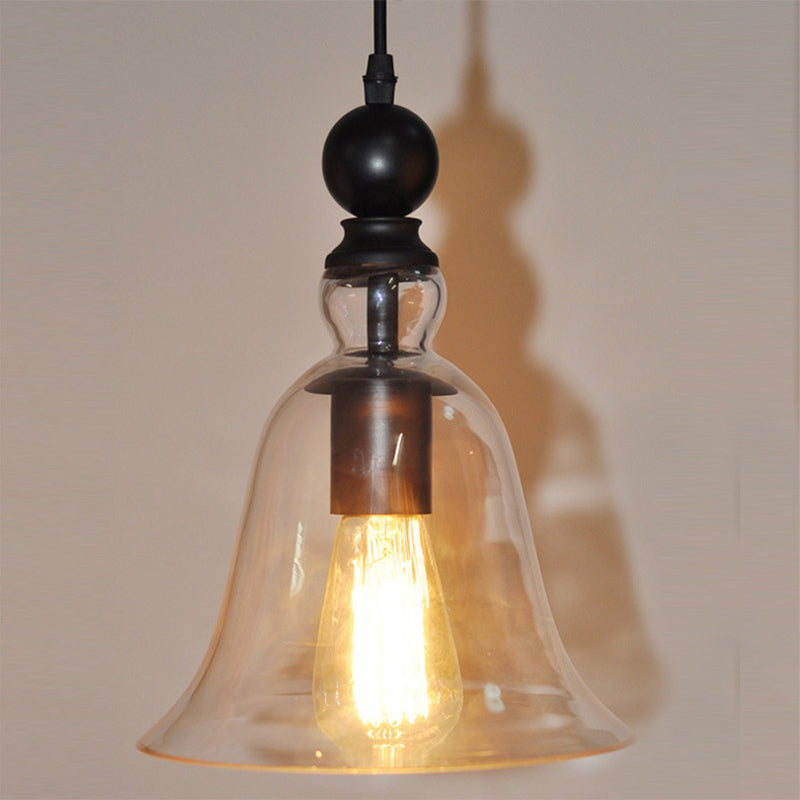Rustieke Glazen Hanglamp Industrieel Ontwerp