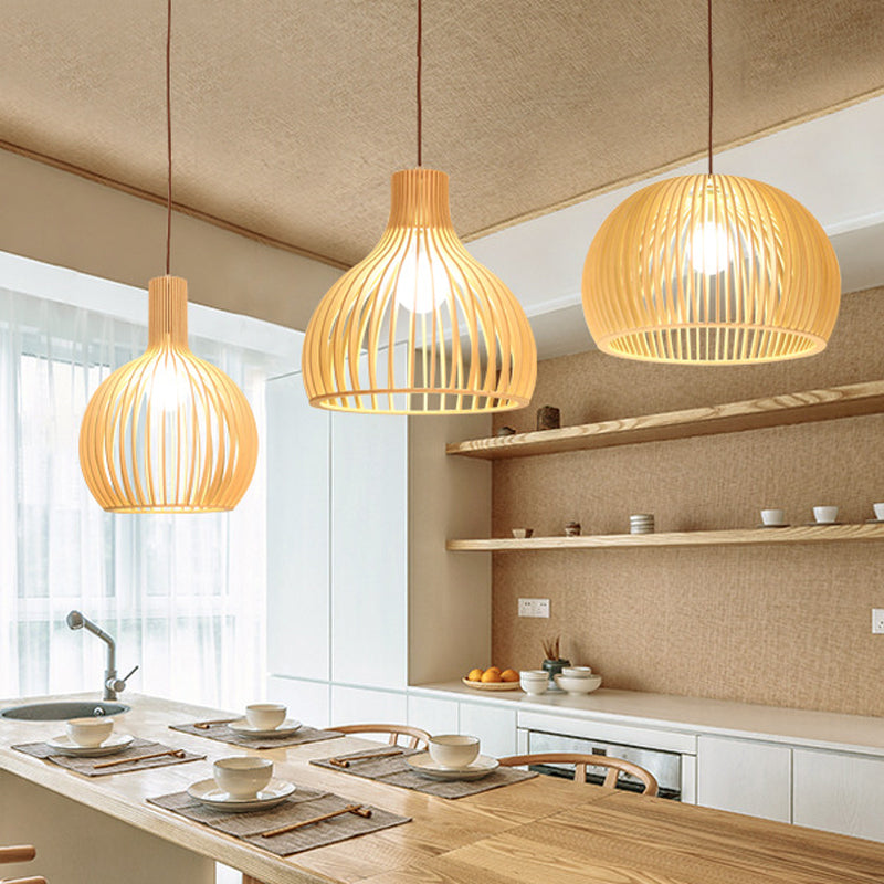 Bamboe Hanglamp Aziatische Stijl - Kleine/Large Hangende Lamp