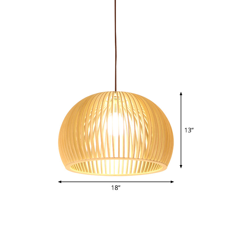 Bamboe Hanglamp Aziatische Stijl - Kleine/Large Hangende Lamp