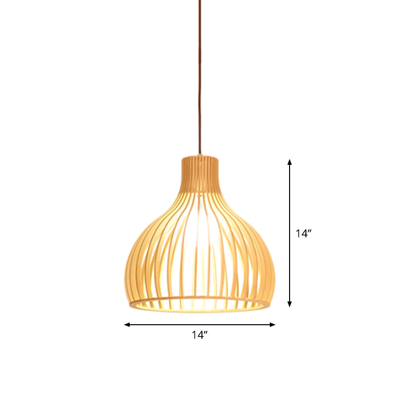 Bamboe Hanglamp Aziatische Stijl - Kleine/Large Hangende Lamp