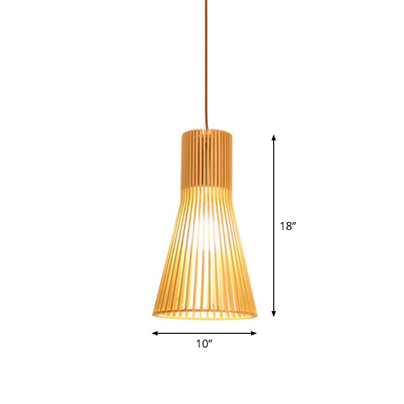 Bamboe Hanglamp Aziatische Stijl - Kleine/Large Hangende Lamp