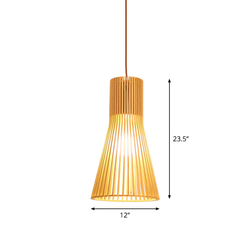Bamboe Hanglamp Aziatische Stijl - Kleine/Large Hangende Lamp