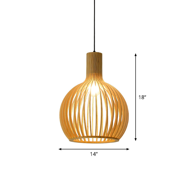 Bamboe Hanglamp Aziatische Stijl - Kleine/Large Hangende Lamp